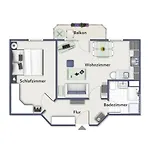 Waldstrasse 32 Noah Apartamento